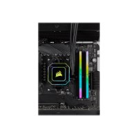 CORSAIR Vengeance RGB RT - DDR4 - Kit - 32 GB: 2 x 16 GB - DIMM 288-PIN - 4600 MHz / PC4-36800 - CL18 - 1.5 V - ungepuffert - non-ECC - Schwarz