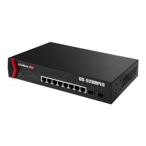 Edimax Pro GS-5208PLG V2 - Switch - Smart - 8 x...