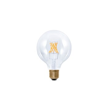 Segula 55283. Lamp power: 5 W, Equivalent incandescent lamp power: 35 W, Socket/base type: E27, Light output: 400 lm, Average lamp life (in hours): 20000 h, Light color: Warm white, color temperature: 2200 K, beam angle: 330°, color rendering index