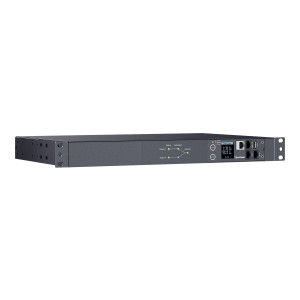 CyberPower Switched ATS PDU44004 - Stromverteilungseinheit (Rack - einbaufähig) - Wechselstrom 200-240 V - 1-phasig - Ethernet, serial - Eingabe, Eingang 2 x IEC 60320 C14 - Ausgangsanschlüsse: 12 (12 x IEC 60320 C13) - 1U - 3.05 m Schnur - Schwarz