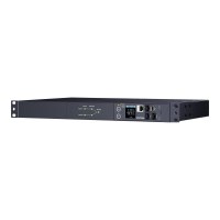 CyberPower Switched ATS PDU44004 - Stromverteilungseinheit (Rack - einbaufähig) - Wechselstrom 200-240 V - 1-phasig - Ethernet, serial - Eingabe, Eingang 2 x IEC 60320 C14 - Ausgangsanschlüsse: 12 (12 x IEC 60320 C13) - 1U - 3.05 m Schnur - Schwarz