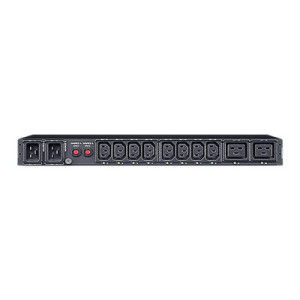 CyberPower Switched ATS PDU44005 - Stromverteilungseinheit (Rack - einbaufähig) - Wechselstrom 200-240 V - 1-phasig - Ethernet, serial - Eingabe, Eingang 2 x IEC 60320 C20 - Ausgangsanschlüsse: 10 (8x IEC 60320 C13, 2 x IEC 60320 C19) - 1U - 3.05 m Schnur