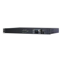 CyberPower Switched ATS PDU44005 - Stromverteilungseinheit (Rack - einbaufähig) - Wechselstrom 200-240 V - 1-phasig - Ethernet, serial - Eingabe, Eingang 2 x IEC 60320 C20 - Ausgangsanschlüsse: 10 (8x IEC 60320 C13, 2 x IEC 60320 C19) - 1U - 3.05 m Schnur