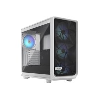 Fractal Design Meshify 2 RGB - Tower - E-ATX - Seitenteil mit Fenster (gehärtetes Glas) - keine Spannungsversorgung (ATX) - White TG Clear Tint - USB/Audio