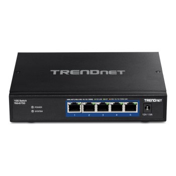 TRENDnet TEG-S750 - Switch - unmanaged - 5 x 10GBase-T