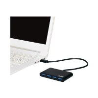 PORT Connect - Hub - 4 x SuperSpeed USB 3.0 - Desktop