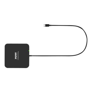 PORT connect USB-C 2X4K TRAVEL - Dockingstation - USB-C 3.1 Gen 2 - 2 x DP - GigE