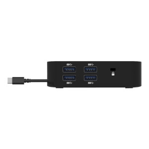 PORT connect USB-C 2X4K TRAVEL - Dockingstation - USB-C 3.1 Gen 2 - 2 x DP - GigE