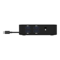 PORT connect USB-C 2X4K TRAVEL - Dockingstation - USB-C 3.1 Gen 2 - 2 x DP - GigE