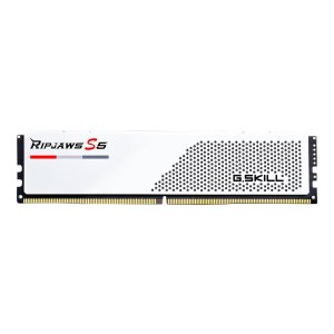 G.Skill Ripjaws S5 - DDR5 - Kit - 32 GB: 2 x 16 GB - DIMM 288-PIN - 5600 MHz / PC5-44800 - CL40 - 1.2 V - ungepuffert - non-ECC - Mattes Weiß