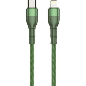 2GO 797312 - 1 m - USB C - Lightning - Verde