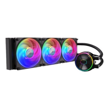 Cooler Master MasterLiquid PL360 FLUX - Prozessor-Flüssigkeitskühlsystem - Kühlergröße: 360 mm - (für: LGA1156, AM2, AM2+, AM3, LGA1155, AM3+, LGA2011, FM1, FM2, LGA1150, FM2+, LGA2011-3, LGA1151, AM4, LGA2066, TR4, LGA1200, LGA1700)