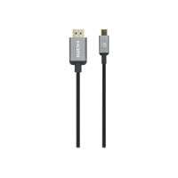 Manhattan USB-C to HDMI Cable, 4K@60Hz, 1m, Black, Male to Male, Three Year Warranty, Polybag - Adapterkabel - 24 pin USB-C männlich zu HDMI männlich - 1 m - Doppelisolierung - Schwarz - unterstützt 4K 60 Hz (3840 x 2160)