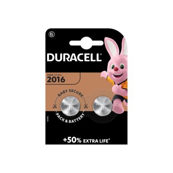 Duracell - Batterie 2 x CR2016 - Li - 90 mAh