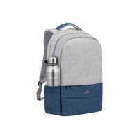 Riva Case 75 series 7567 - Notebook-Rucksack - 43.9 cm (17.3") - Grau, dunkelblau