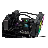 CORSAIR Dominator Platinum RGB - DDR5 - Kit - 32 GB: 2 x 16 GB - DIMM 288-PIN - 5600 MHz / PC5-44800 - CL36 - 1.25 V - ungepuffert - non-ECC - Schwarz