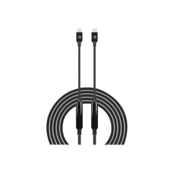 Manhattan USB-C to USB-C Cable, 3m, Active, Male to Male, Black, 10 Gbps (USB 3.2 Gen2 aka USB 3.1)