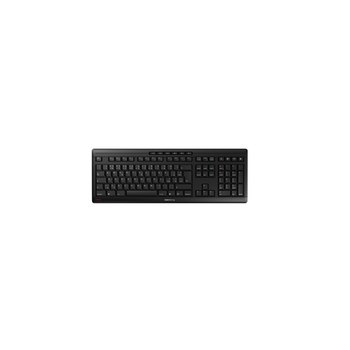 CHERRY STREAM KEYBOARD WIRELESS - Tastatur - kabellos - 2.4 GHz - Tschechisch - Tastenschalter: CHERRY SX - Schwarz