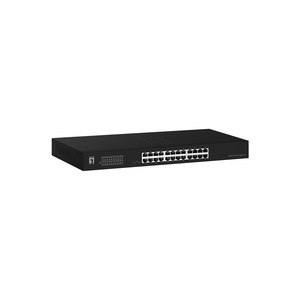 LevelOne Switch 24x GE GEU-2431 19\" Rack Mount Kit...