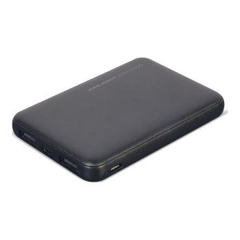 Gembird PB05-02 - Powerbank - 5000 mAh - 10 Watt - 2 A - 2 Ausgabeanschlussstellen (USB) - Schwarz