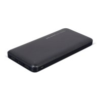 Gembird PB10-02 - Powerbank - 10000 mAh - 12 Watt - 2 A - 2 Ausgabeanschlussstellen (USB) - Schwarz