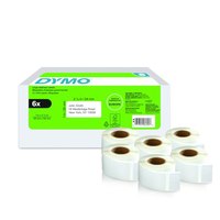 Dymo Papier - permanenter Klebstoff - weiß - 25 x 54 mm 3000 Etikett(en) (6 Rolle(n)