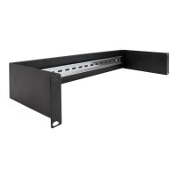 Delock - Pannello per guida DIN - Montabile su rack - Nero - 1U - 48,3 cm (19")