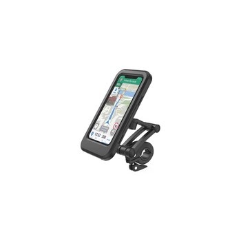 RealPower TourProtect - Handy/Smartphone - Passive Halterung - Fahrrad - Fahrrad / Auto - Schwarz