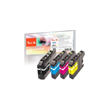 Peach 319795 - Compatible - Pigment-based ink - Black - Cyan - Magenta - Yellow - Brother - Multi pack - Brother DCPJ 562 DW Brother MFCJ 1100 Series Brother MFCJ 1150 DW Brother MFCJ 1180 DWT Brother...