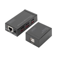 DIGITUS USB Extender, USB 2.0 4 Port Hub