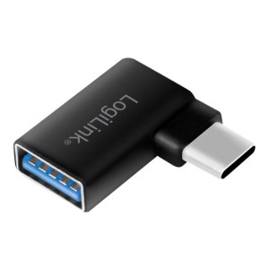 LogiLink USB-Adapter - 24 pin USB-C (M) gewinkelt zu USB (W)