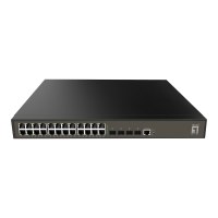 LevelOne GEL-2871 - Switch - managed - 24 x 10/100/1000 + 4 x Kombi-Gigabit-SFP