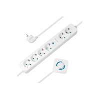 LogiLink Multipresa - corrente alternata 230 V - 3500 Watt - connessioni di uscita: 6 (6 x potenza CEE 7/3)