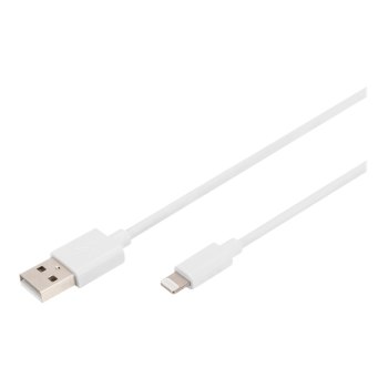 DIGITUS Lightning auf USB A Daten-/Ladekabel, MFI zertifiziert