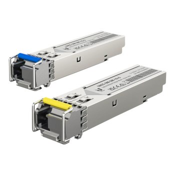 Ubiquiti SFP (Mini-GBIC)-Transceiver-Modul - 1GbE - 1000Base-BiDi - LC Single-Modus - bis zu 3 km - 1310 nm / 1550 nm (Packung mit 20)