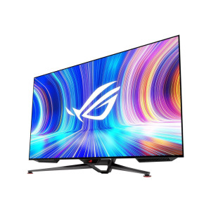 ASUS ROG Swift OLED PG42UQ - OLED-Monitor - Gaming - 105.4 cm (41.5") - 3840 x 2160 4K @ 138 Hz - 450 cd/m² - 135000:1 - HDR10 - 4xHDMI, DisplayPort - Lautsprecher