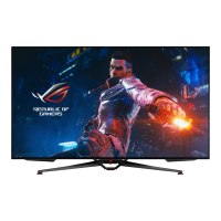 ASUS ROG Swift OLED PG48UQ - OLED-Monitor - Gaming - 120.7 cm (47.53") - 3840 x 2160 4K @ 138 Hz - 450 cd/m² - 135000:1 - HDR10 - 4xHDMI, DisplayPort - Lautsprecher