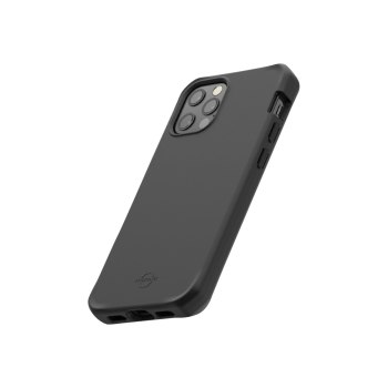 Mobilis SPECTRUM - back cover for cell phone - durable - recycled, antimicrobial - Impacthane - Solid Black - for Apple iPhone 14 Pro Max