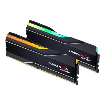 G.Skill Trident Z5 Neo RGB - DDR5 - Kit - 32 GB: 2 x 16 GB - DIMM 288-PIN - 5600 MHz / PC5-44800 - CL28 - 1.35 V - ungepuffert - non-ECC - mattschwarz