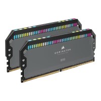 CORSAIR Dominator Platinum RGB - DDR5 - Kit - 32 GB: 2 x 16 GB - DIMM 288-PIN - 5600 MHz / PC5-44800 - CL36 - 1.25 V - Cool Gray