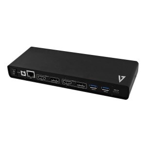 V7 UCDDS-1E - Dockingstation - USB-C / USB 3.0 - 2 x...