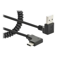 Manhattan USB-C to USB-A Cable, 1m, Male to Male, Black, 480 Mbps (USB 2.0)