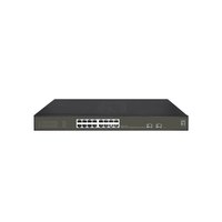 LevelOne Hilbert 18-Port Gigabit PoE Smart Lite Switch - 16 PoE Ausgänge - 2 x Gigabit SFP - 802.3at/af PoE - 230W PoE-Leistungsbudget - Managed - L2 - Gigabit Ethernet (10/100/1000) - Vollduplex - Power over Ethernet (PoE) - Rack-Einbau