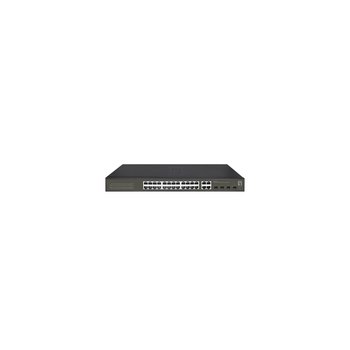 LevelOne Hilbert 28-Port Gigabit Smart Lite Switch - 24 x Gigabit RJ45 - 4 x Gigabit SFP/RJ45 Combo - Managed - L2 - Gigabit Ethernet (10/100/1000) - Vollduplex - Rack-Einbau