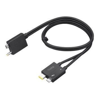 Lenovo Split Cable - Thunderbolt-Kabel - USB-C-/Stromanschluss zu 24 pin USB-C, Slim Tip