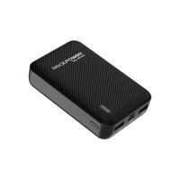 RealPower PB-10000 SE. Akku-/Batteriekapazität: 10000 mAh, Akku-/Batterietechnologie: Lithium Polymer (LiPo). USB-Typ-A-Ausgangsports: 2, USB Typ-C Anzahl Anschlüsse: 1. Produktfarbe: Schwarz