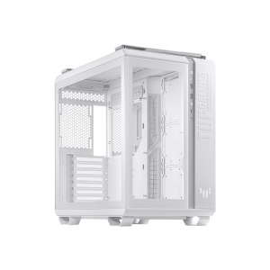 ASUS TUF Gaming GT502 - White Edition - mid tower - ATX - Seitenteil mit Fenster (gehärtetes Glas)