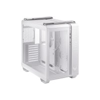 ASUS TUF Gaming GT502 - White Edition - mid tower - ATX - Seitenteil mit Fenster (gehärtetes Glas)