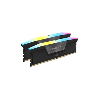 Corsair Vengeance RGB CMH32GX5M2B5600C40K. Komponente für: PC / Server, Speicherkapazität: 32 GB, Speicherlayout (Module x Größe): 2 x 16 GB, Interner Speichertyp: DDR5, Speichertaktfrequenz: 5600 MHz, Memory Formfaktor: 288-pin DIMM, CAS Latenz: 40, Prod