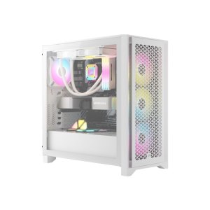 Corsair iCUE 4000D RGB Airflow - Mid tower - E-ATX - Seitenteil mit Fenster (gehärtetes Glas)